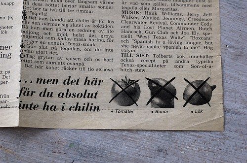Världens bästa chili, av Erik Hörnfeldt
