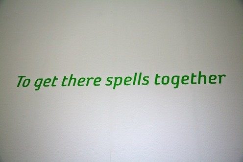 To get there spells together