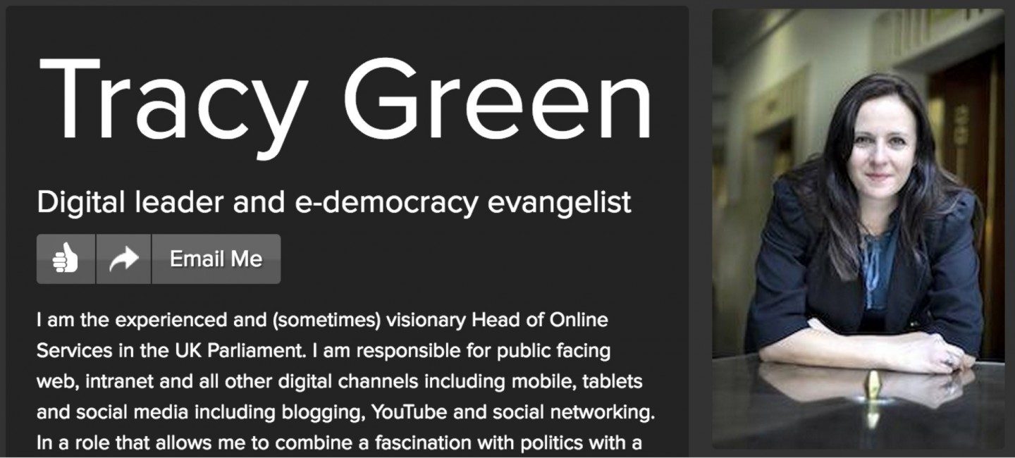 Tracy Green - London, UK Parliament | about.me